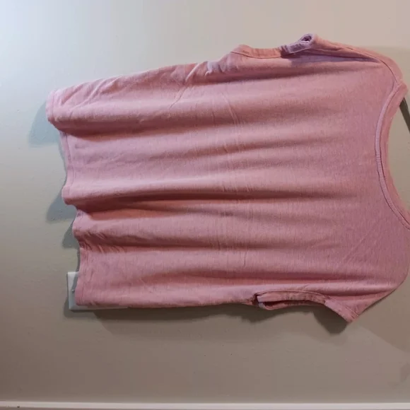 Soft V-Neck Women’s Tee - Pink - Picture 2 of 11